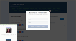 Desktop Screenshot of coderzheaven.com